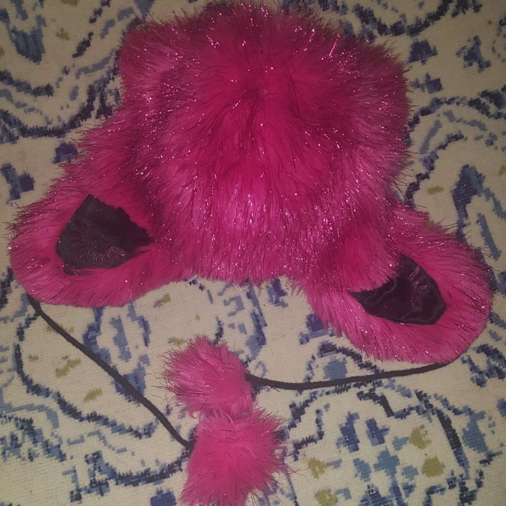 Spirithoods Pink Electric Kitty Half Hood EUC Rare - Picture 7 of 8